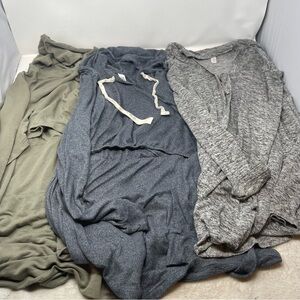 Latched Mama Nursing Hoodies size Medium lot of 3